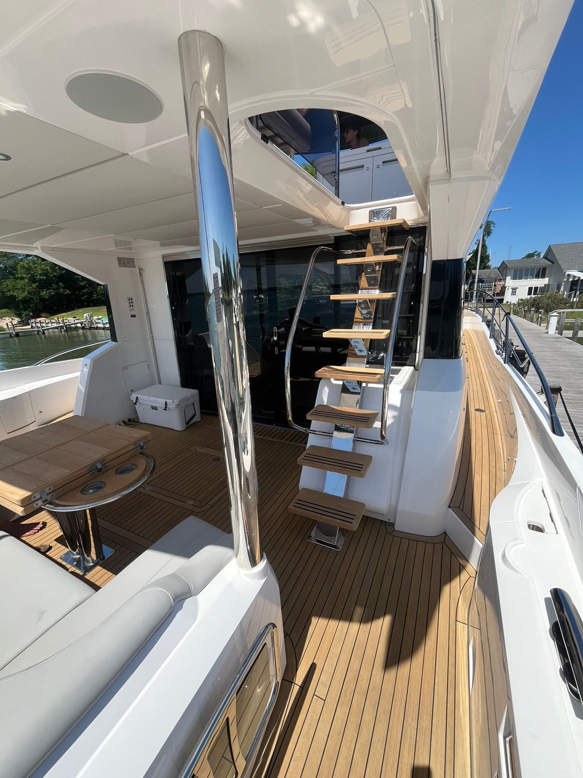 Marine technician at work